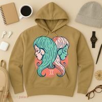 Gemini Zodiac Girl 1 Hoodie thumb 3