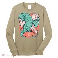 Gemini Zodiac Girl 1 Long Sleeve Shirt thumb 0