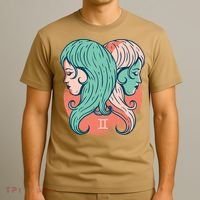 Gemini Zodiac Girl 1 T-Shirt thumb 3