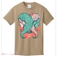 Gemini Zodiac Girl 1 Kids T-Shirt thumb 0