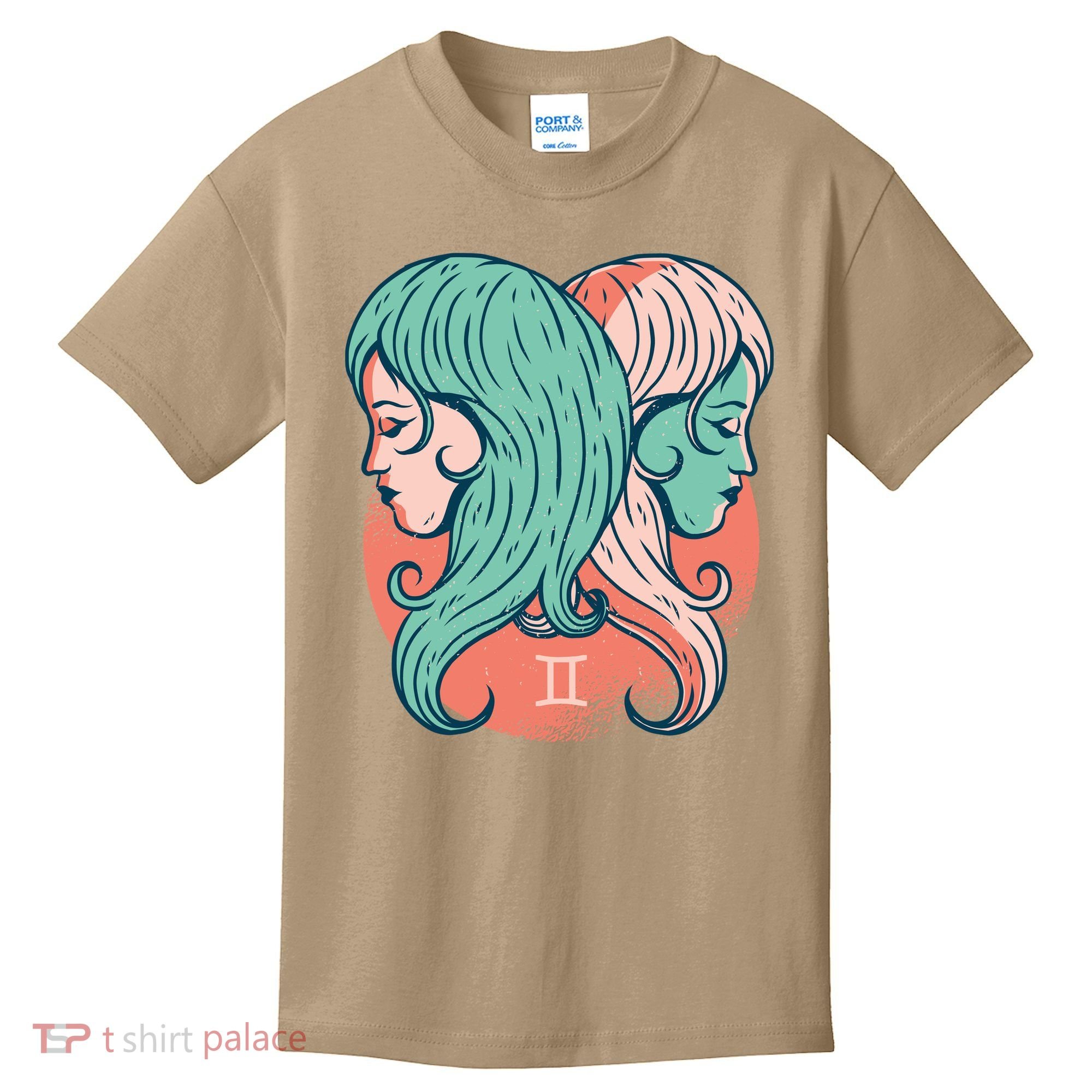 Gemini Zodiac Girl 1 Kids T-Shirt