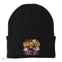 Gen Z Haunted By 6-7 Meme Spooky Ghost Halloween Beanie thumb 0