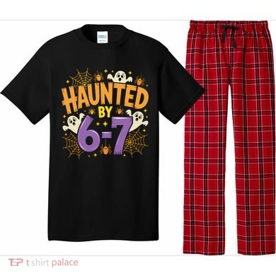 Gen Z Haunted By 6-7 Meme Spooky Ghost Halloween Pajama Set