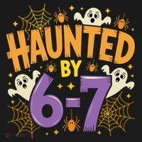 Gen Z Haunted By 6-7 Meme Spooky Ghost Halloween Visor thumb 3