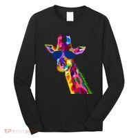Giraffe Zoo Keeper Safari Animal Giraffe Long Sleeve Shirt thumb 0