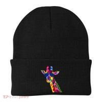 Giraffe Zoo Keeper Safari Animal Giraffe Beanie thumb 0