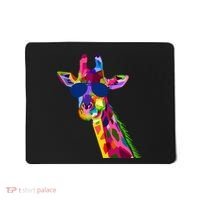 Giraffe Zoo Keeper Safari Animal Giraffe Mousepad thumb 0