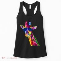 Giraffe Zoo Keeper Safari Animal Giraffe Women's Tank Top thumb 0