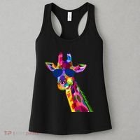 Giraffe Zoo Keeper Safari Animal Giraffe Women's Tank Top thumb 3