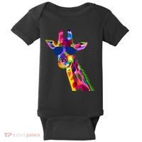 Giraffe Zoo Keeper Safari Animal Giraffe Baby Bodysuit thumb 0