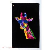 Giraffe Zoo Keeper Safari Animal Giraffe Golf Towel thumb 0