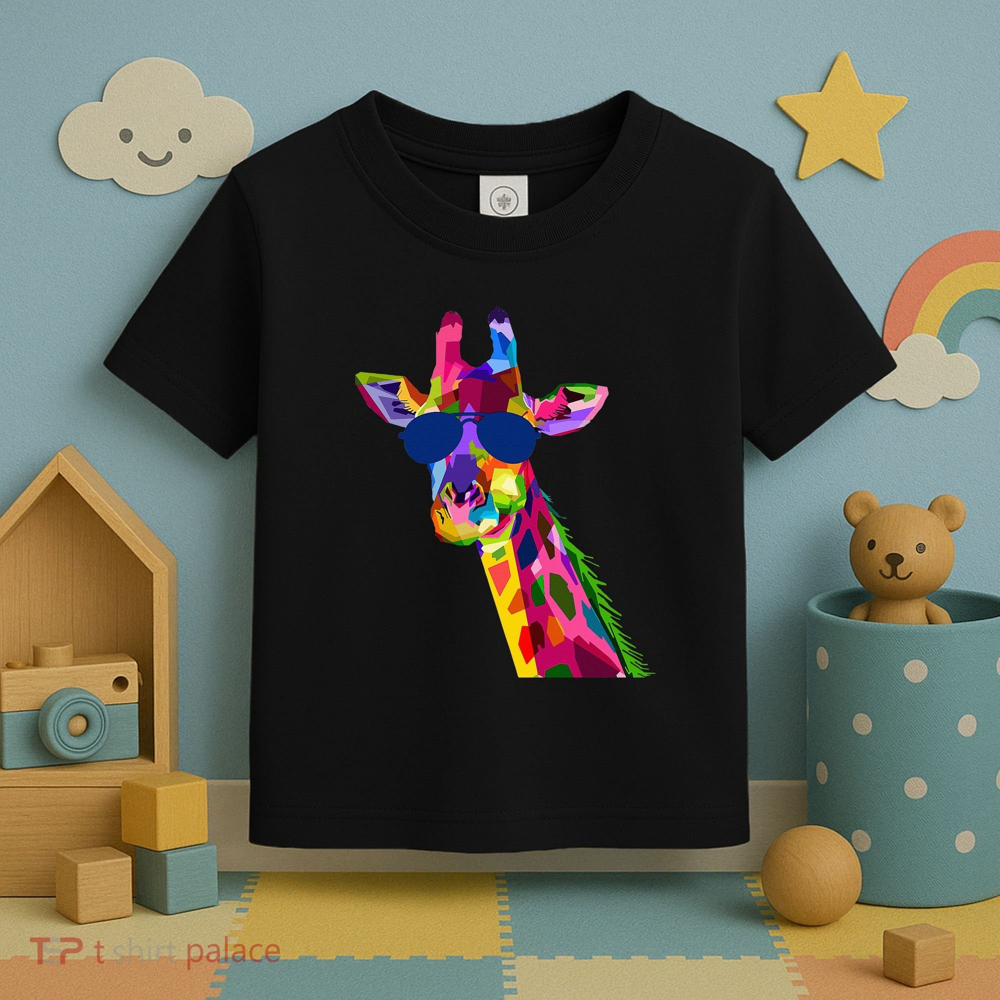 Giraffe Zoo Keeper Safari Animal Giraffe Toddler T-Shirt
