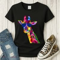 Giraffe Zoo Keeper Safari Animal Giraffe Women's T-Shirt thumb 3