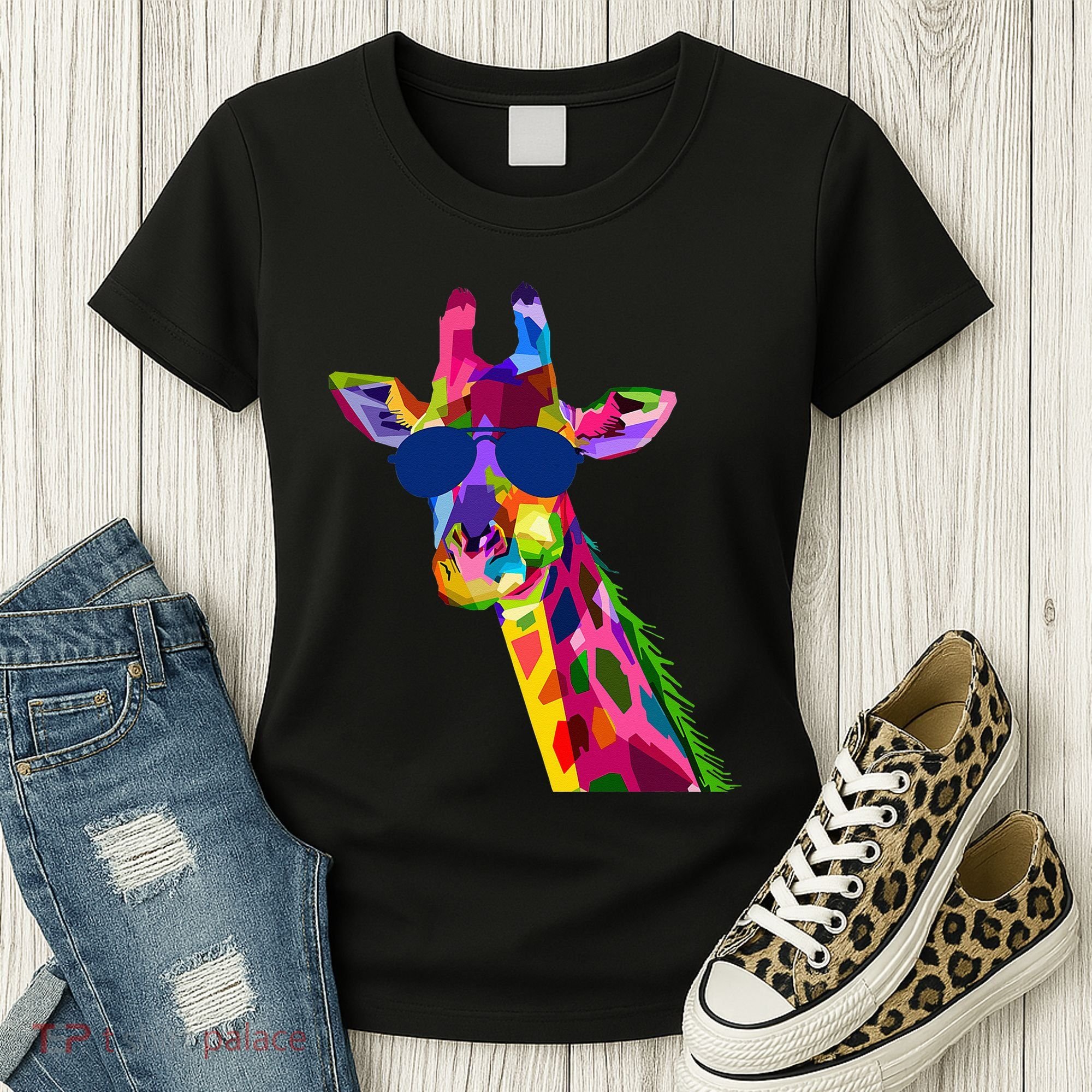 Giraffe Zoo Keeper Safari Animal Giraffe Women's T-Shirt