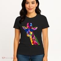 Giraffe Zoo Keeper Safari Animal Giraffe Women's T-Shirt thumb 4