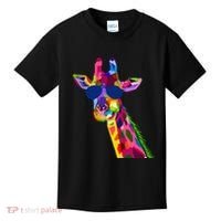 Giraffe Zoo Keeper Safari Animal Giraffe Kids T-Shirt thumb 0