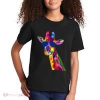 Giraffe Zoo Keeper Safari Animal Giraffe Kids T-Shirt thumb 2