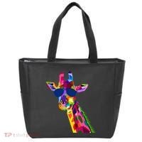 Giraffe Zoo Keeper Safari Animal Giraffe Tote Bag thumb 0