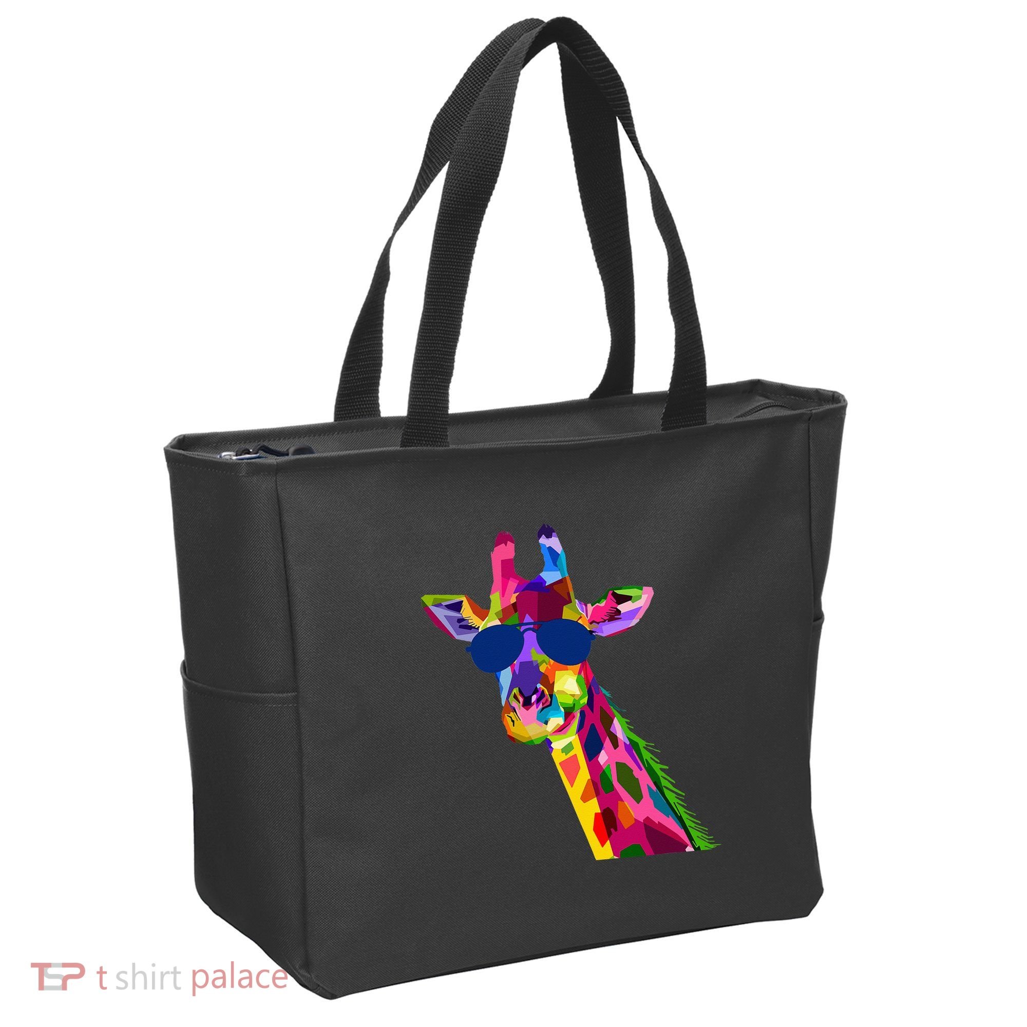 Giraffe Zoo Keeper Safari Animal Giraffe Tote Bag