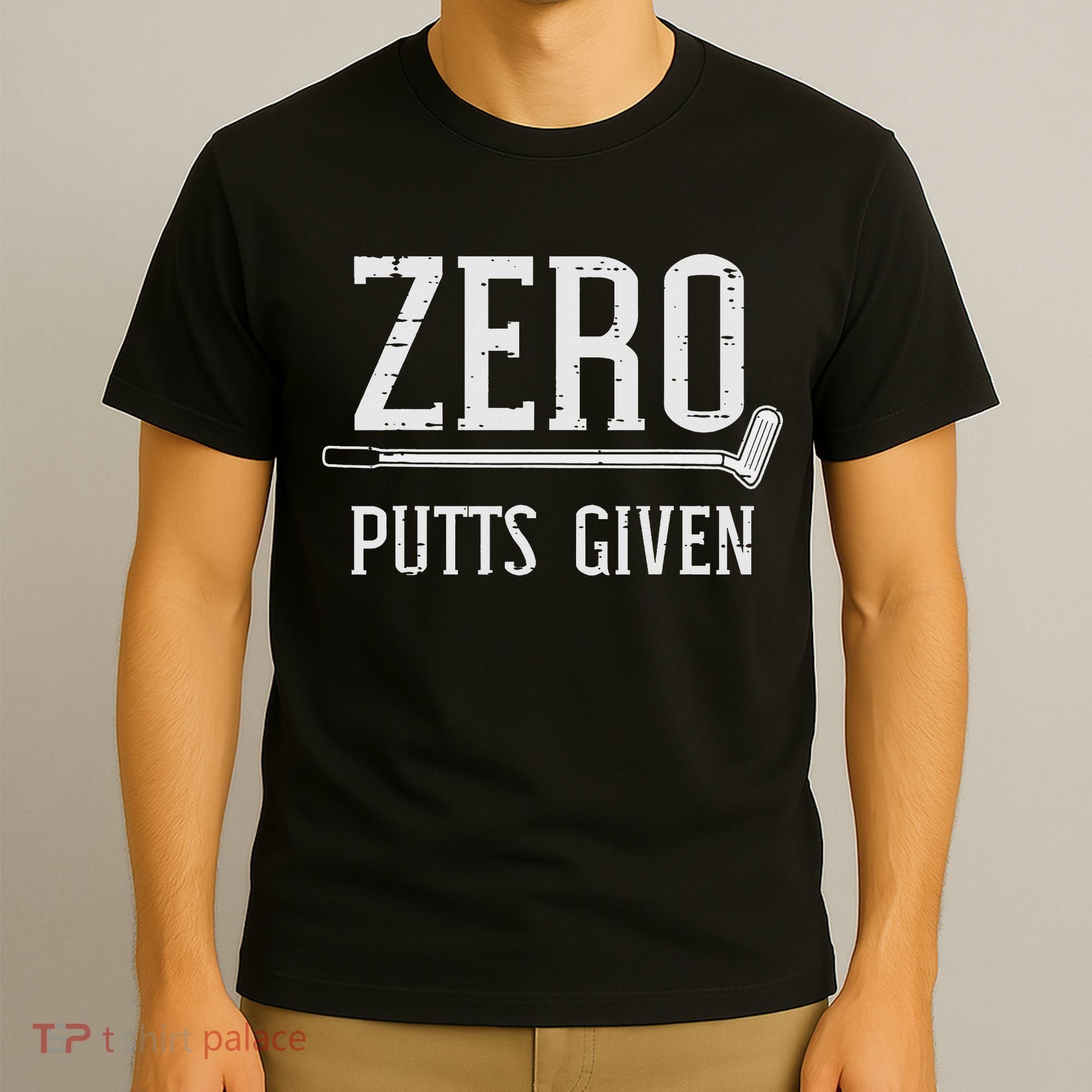 Golfing Zero Putts Given Funny Golf Golfer Dad Women T-Shirt