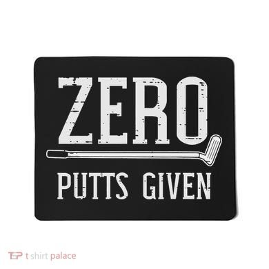 Golfing Zero Putts Given Funny Golf Golfer Dad Women Mousepad