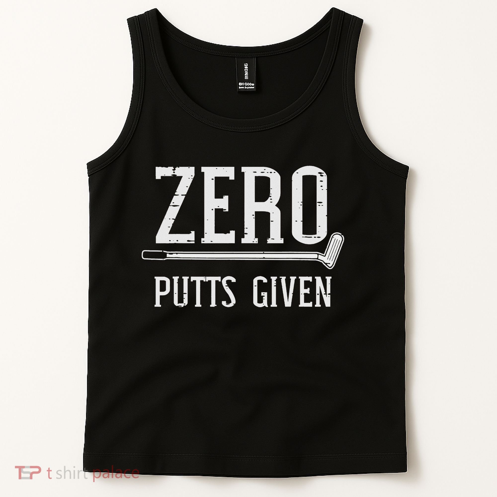 Golfing Zero Putts Given Funny Golf Golfer Dad Women Tank Top