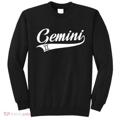 Gemini Zodiac Sign Horoscope Throwback Design Classic Sweatshirt