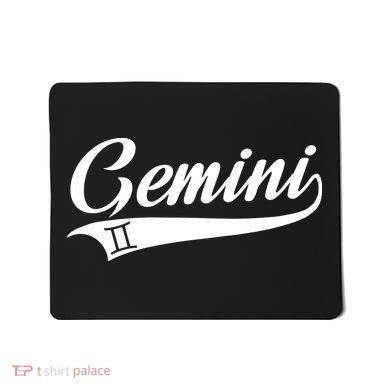 Gemini Zodiac Sign Horoscope Throwback Design Classic Mousepad