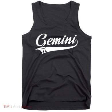 Gemini Zodiac Sign Horoscope Throwback Design Classic Tank Top