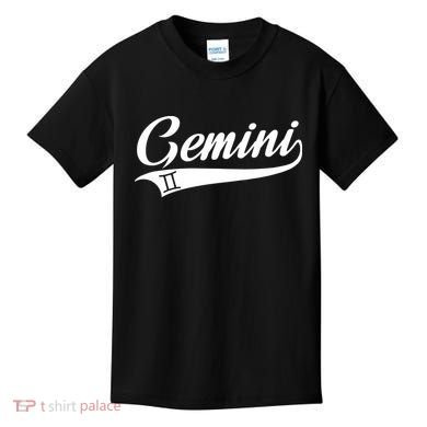 Gemini Zodiac Sign Horoscope Throwback Design Classic Kids T-Shirt