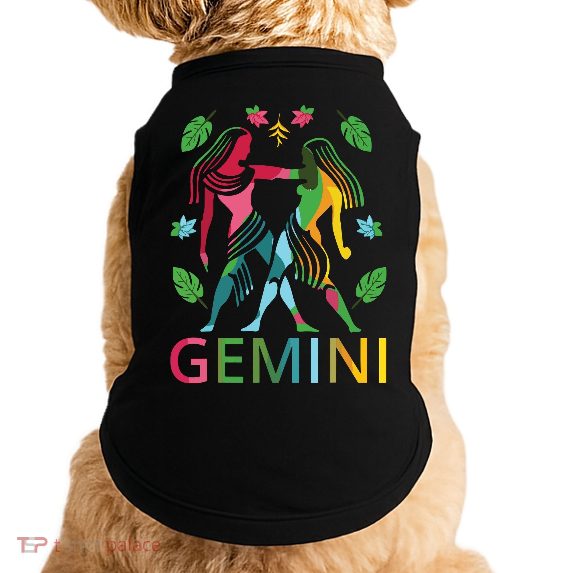 Gemini Zodiac Spring Gemini Birthday Doggie Tank