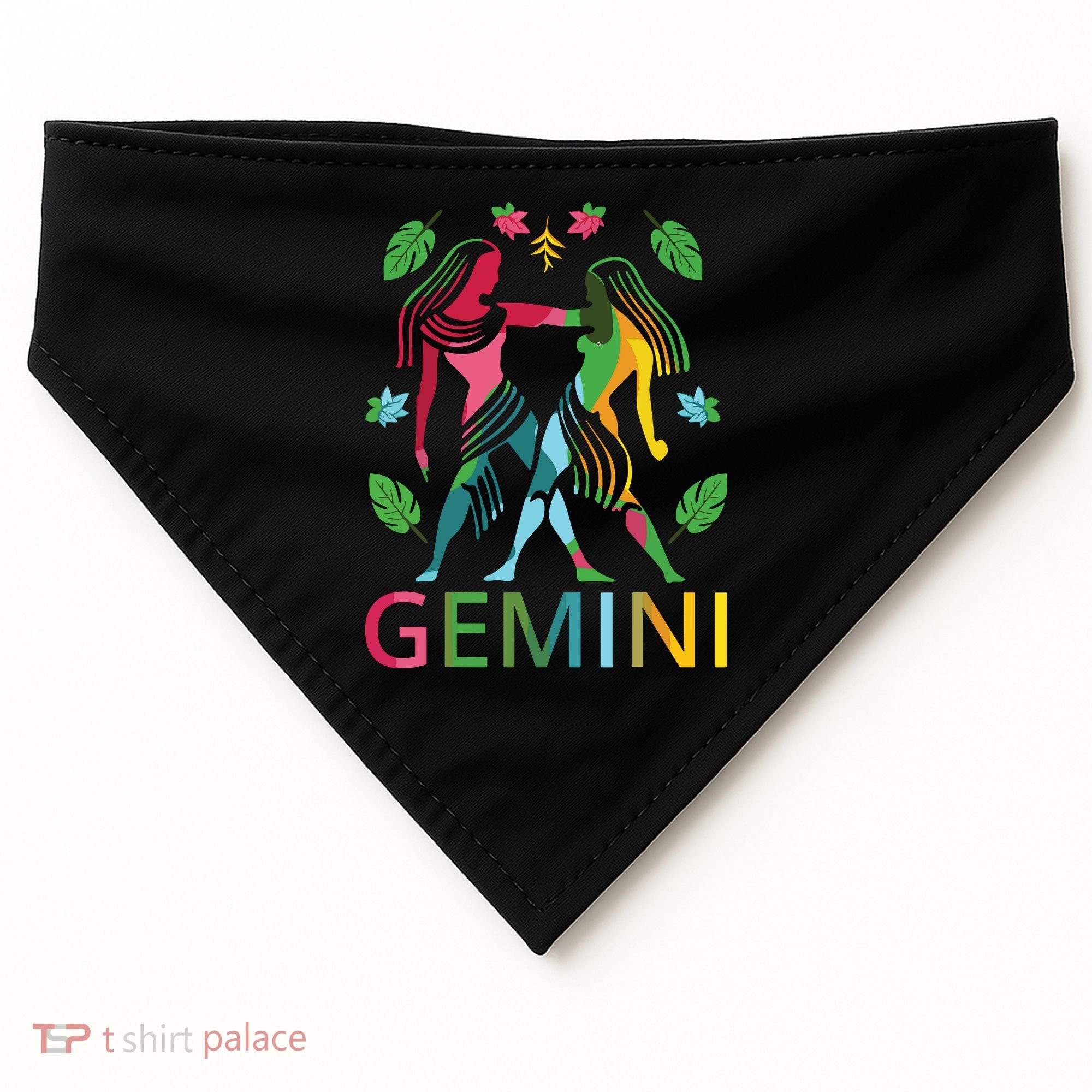 Gemini Zodiac Spring Gemini Birthday USA-Made Doggie Bandana