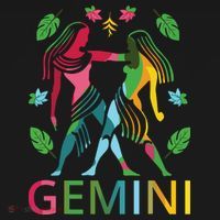 Gemini Zodiac Spring Gemini Birthday USA-Made Doggie Bandana thumb 2