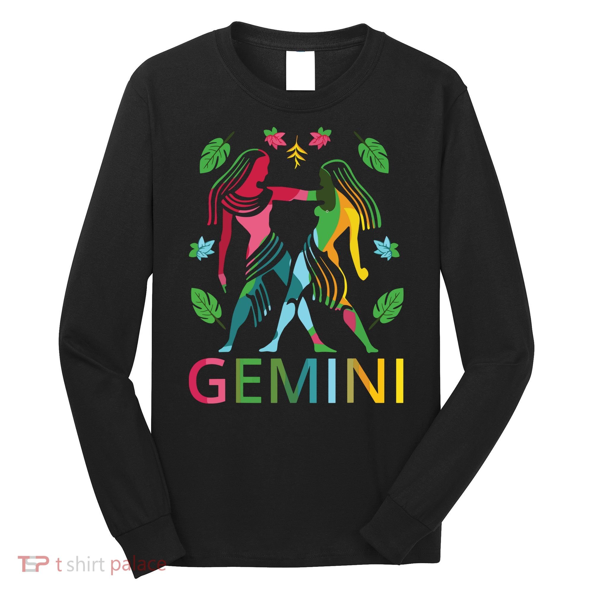 Gemini Zodiac Spring Gemini Birthday Long Sleeve Shirt