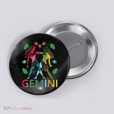 Gemini Zodiac Spring Gemini Birthday Button