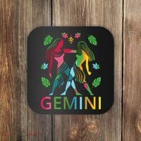 Gemini Zodiac Spring Gemini Birthday Coaster thumb 0