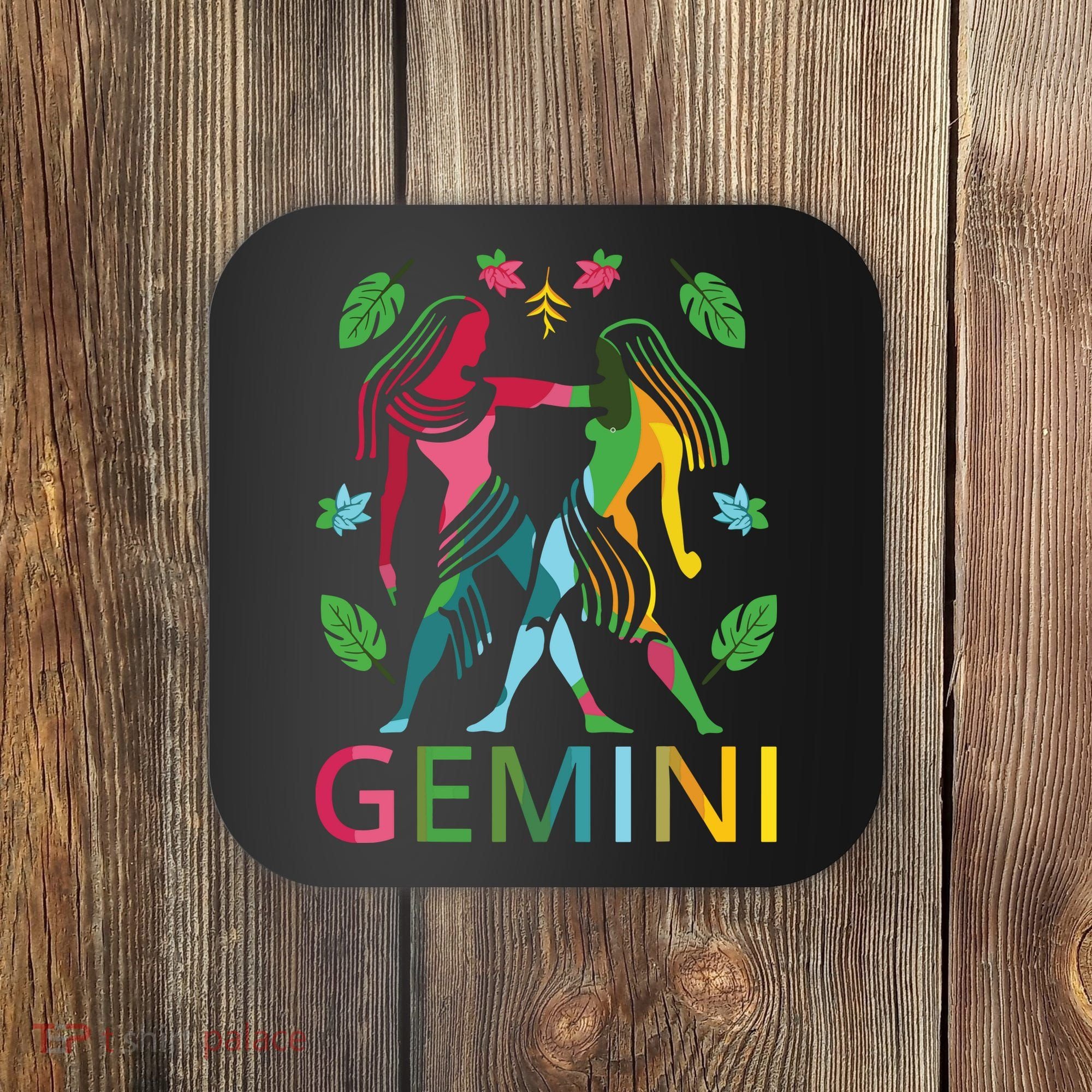 Gemini Zodiac Spring Gemini Birthday Coaster