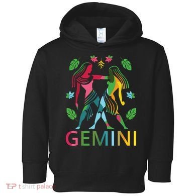 Gemini Zodiac Spring Gemini Birthday Toddler Hoodie