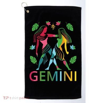 Gemini Zodiac Spring Gemini Birthday Golf Towel