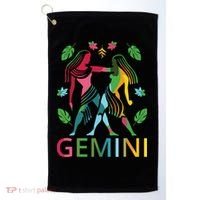 Gemini Zodiac Spring Gemini Birthday Golf Towel thumb 0