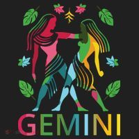 Gemini Zodiac Spring Gemini Birthday Golf Towel thumb 3