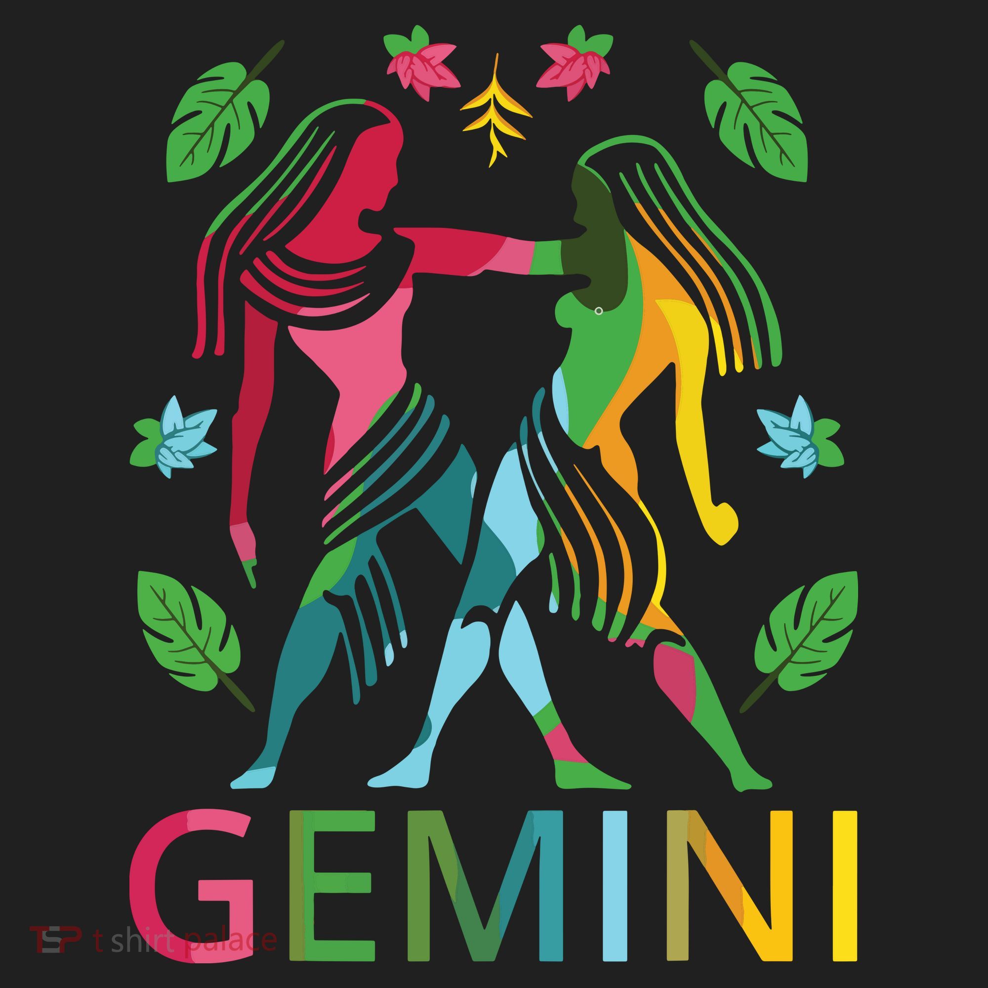 Gemini Zodiac Spring Gemini Birthday Golf Towel