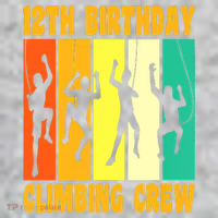 Happy 12 Birthday 12 Year Old Climber Climbing 12th Birthday The Baniff Cuffed Pom Beanie thumb 2
