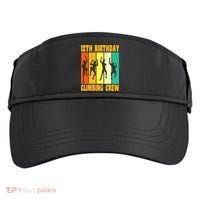 Happy 12 Birthday 12 Year Old Climber Climbing 12th Birthday Adult Drive Performance Visor thumb 0