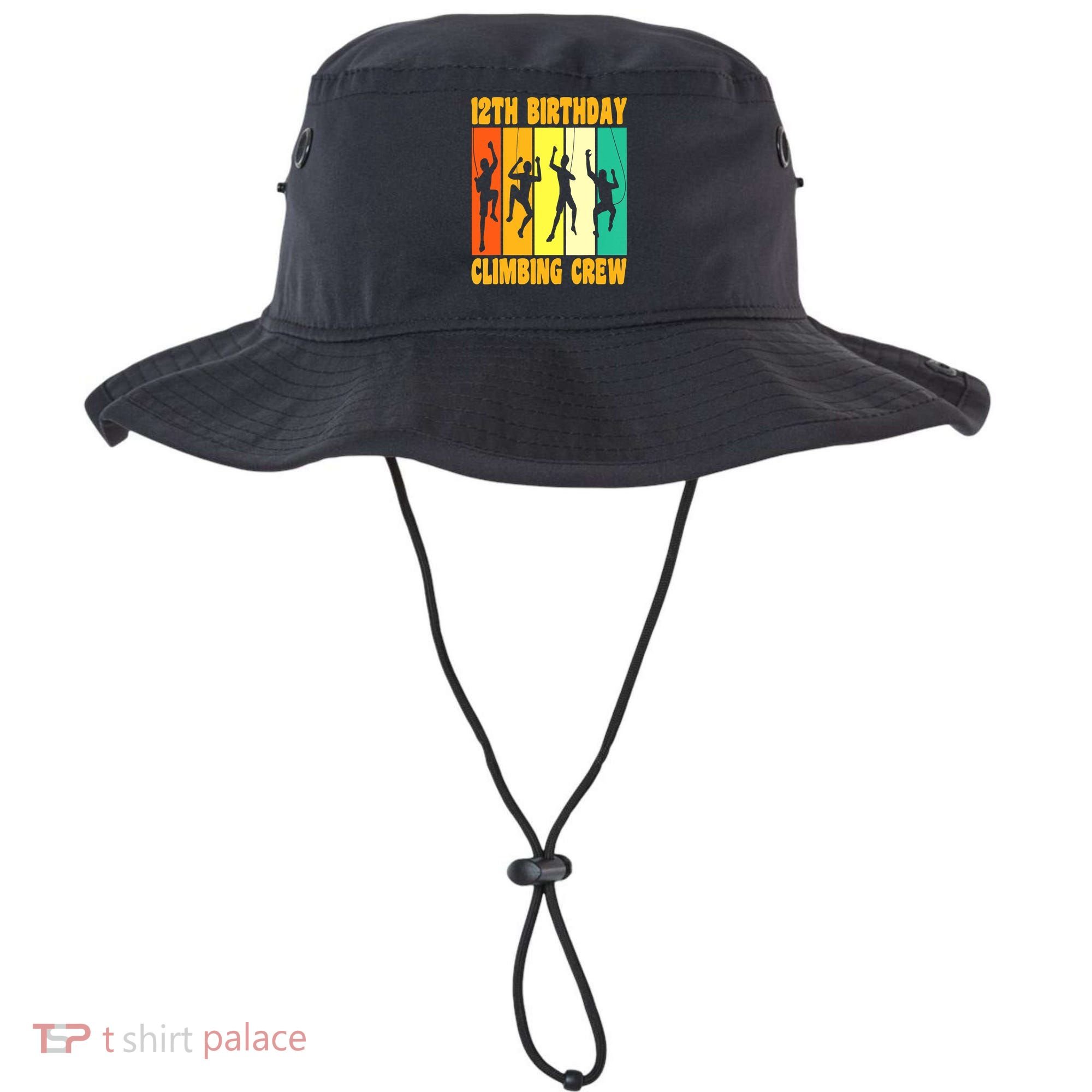 Happy 12 Birthday 12 Year Old Climber Climbing 12th Birthday Bucket Hat