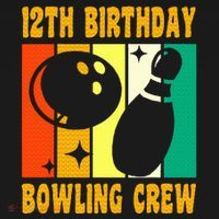 Happy 12 Birthday 12 Year Old Vintage Bowling 12th Birthday T-Shirt thumb 7