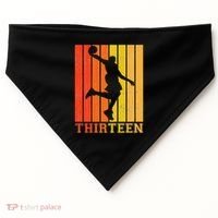 Happy 13th Birthday Decorations For Basketball Players USA-Made Doggie Bandana thumb 0