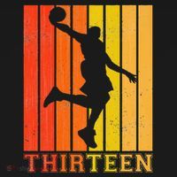 Happy 13th Birthday Decorations For Basketball Players Sweatshirt thumb 3