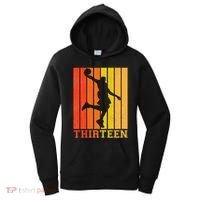 Happy 13th Birthday Decorations For Basketball Players Women's Hoodie thumb 0