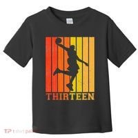 Happy 13th Birthday Decorations For Basketball Players Toddler T-Shirt thumb 0